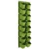 16 Pockets Vertical Greening Hanging Wall Outdoor Garden Grow Plant
