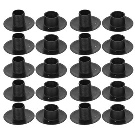 Foosball Bushings, 10 Pair 1525mm Table Football Bearing Rods Tabletop Foosball Accessories Foosball Machine Bearings Replacement Parts（Black）