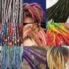 12 Pcs 100% Natural Homemade Hair Wool Dreadlocks 43 Inch