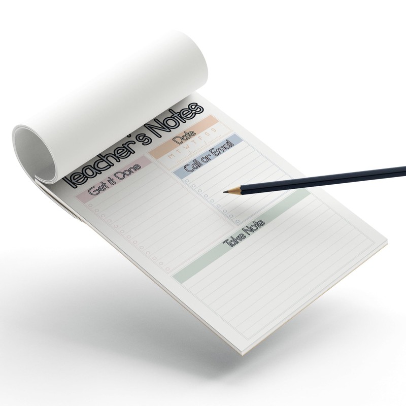 Reskid 2 Pack | Teacher Notepad | Teacher Appreciation Gifts