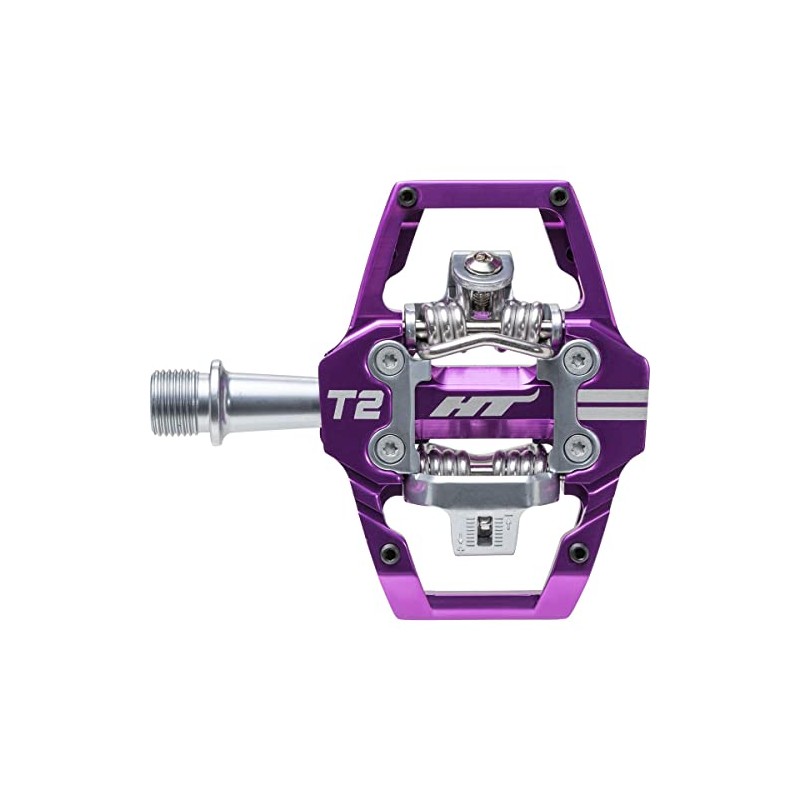 HT Components T2 Clipless Pedals Purple, One Size