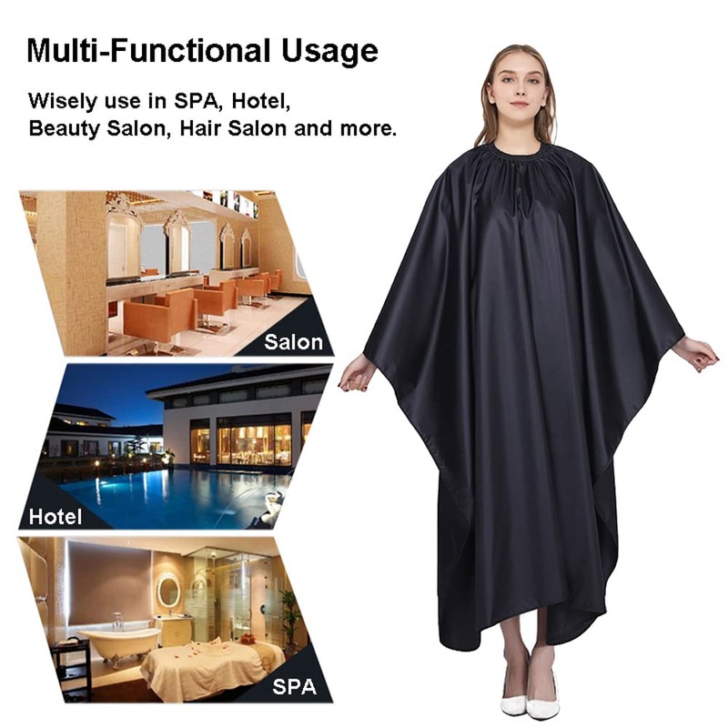 TOPTIE Professional Hairdressing Gown with Adjustable Closure 160 x 140