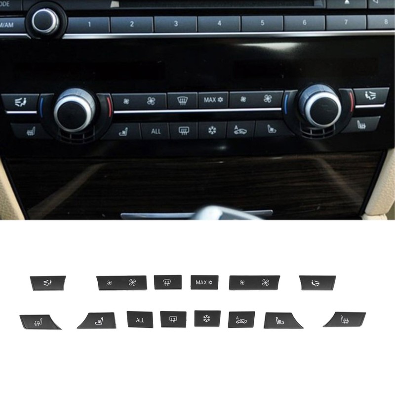 Air Conditioning Panel Buttons A/C Heater Switch Cap 61319313924 Replacement