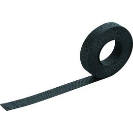 TRUSCO (torasuko中山) Nylon Flat Bell 1.2 T X 20 mm X 5 m Black tnb205 – Ring Binding Belt