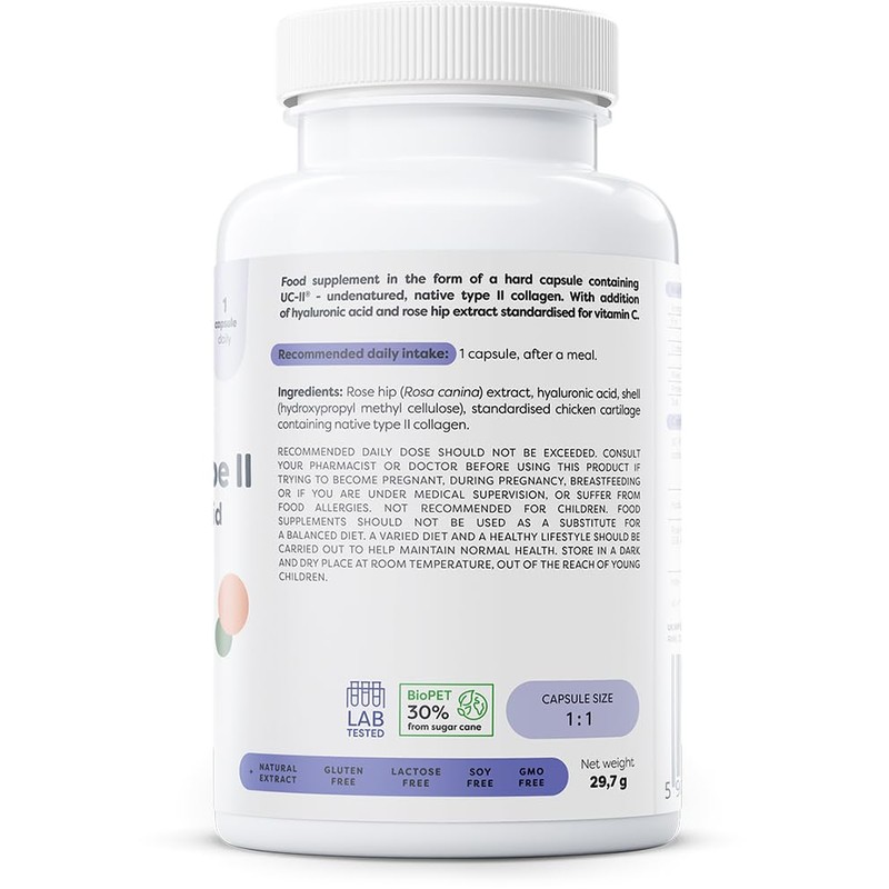 Osavi Collagen Type II with Hyaluronic Acid - 60 caps