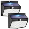 Peasur 2 Packs Solar Outdoor Lights Motion Sensor Solar Security