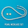 Weixinghera Women's Pearl Necklace Set AAAA Ivory Cultured Pearls |