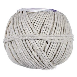 Polished Beef Cotton Twine - (3 MM x 270 Feet) - Cotton and Polyester Twine Blend