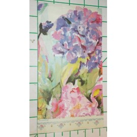 Patina Vie Two Decorative Hostess Napkins for Decoupage "Floral Cream"