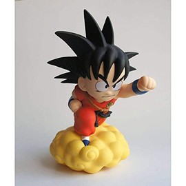Plastoy SAS PLA80108 Son Goku Piggy Bank on Cloud 22 cm, Multicoloured, One Size