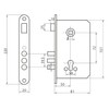 Euro Sash Lock Case, 72mm x 50mm, Mortice Door Lock