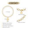 CHESKY Chunky Gold Necklace for Women, Trendy 14K Gold Plated