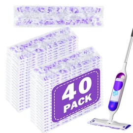 Power Mop Pads Refills for Swiffer PowerMop Multi-Surface Mopping Pad Disposable Replacement Mop Refill Pads Compatible with Swiffer PowerMop (40)
