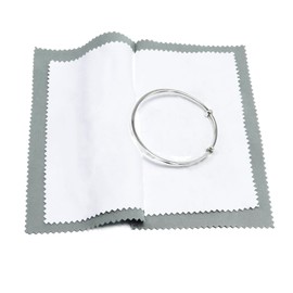 Zvorgath Gold and Jewellery Polishing Cloth, 25X16CM Four Layers UltraSoft - Jewelry Polishing Cleaning Cloth Removes Dirt and Tarnish from Sterling Silver, Gold, Platinum Jewelry and Coins