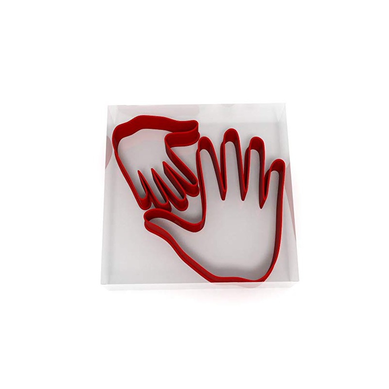 Hand Set of 2 Value Cookie/Fondant Cutters Pair 5CM +