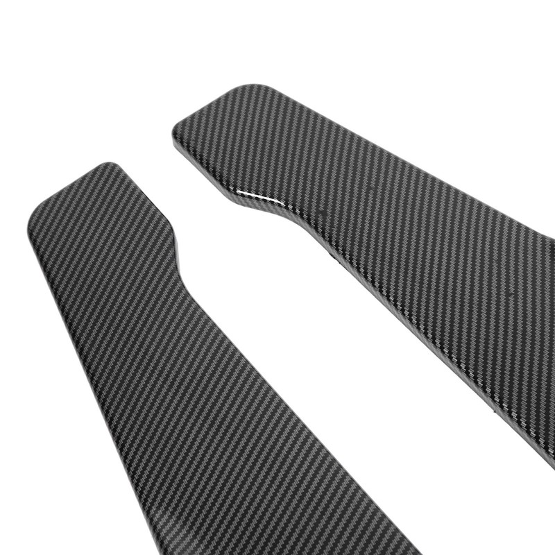 2 Pcs 35cm Rear Bumper Canard Lip Splitter Left Right