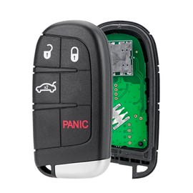 Remote Key Fob Fits for Chrysler 200 2015-2017 for Chrysler 300 2019-2021 for Dodge Challenger Charger 2019-2021 Keyless Entry Remote 68155687AB FCCID M3M-40821302 with Key Ring and Screwdriverr