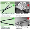 29.5" Hedge Shears,Professional Pruning Shears For Gardening,Sharp Hedge Clippers Handheld