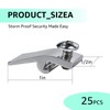 25-Pack Storm Door Panel Clips, with Screws 5/16" Offset Storm