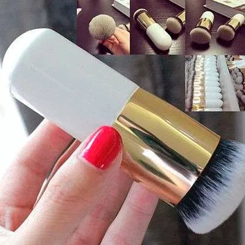 Kabuki Brocha Kabuki La Mejor Maquillaje Mineral Compacto Suave