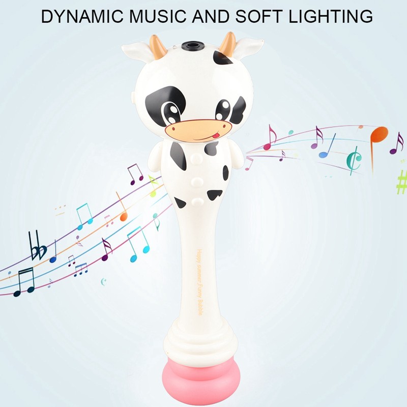 Bubble Blower Wand Boys Girls Toddlers Electronic Bubble Blowing Toy