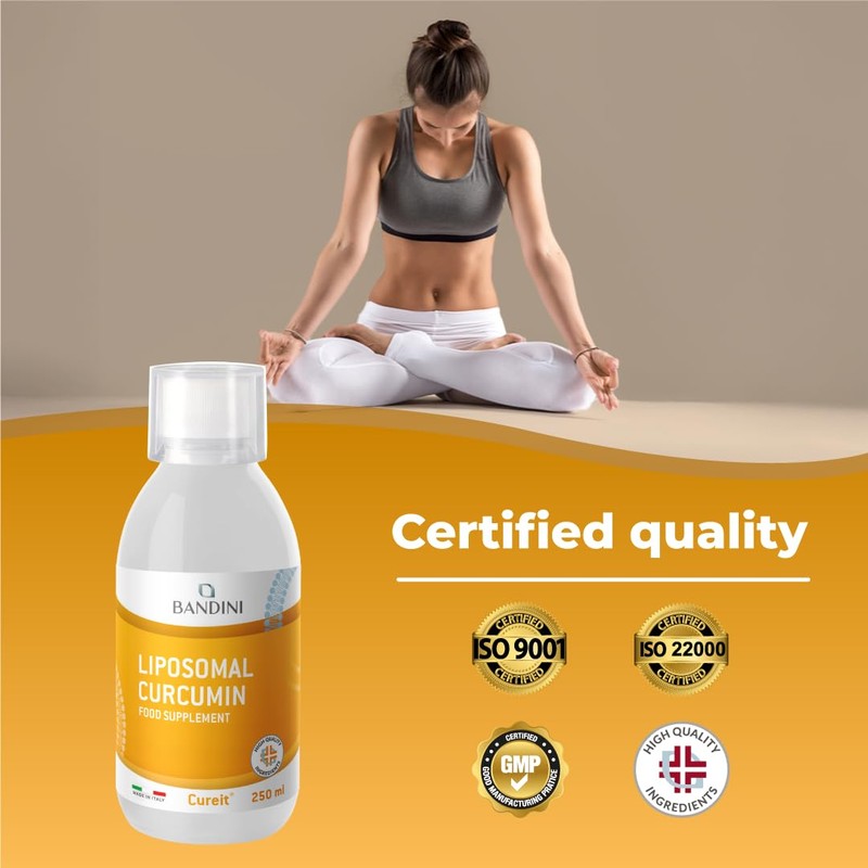 Bandini® Liposomal Curcumin Cureit® 250ml Bottle | 200mg of Curcumin