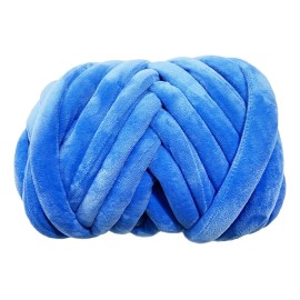 Chunky Yarn Crocheting Length 787.4inch Bulky Yarn Arm Blue