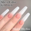 Double Rhythm Translucent Gel Polish Sheer Neutral Natural Light Milky