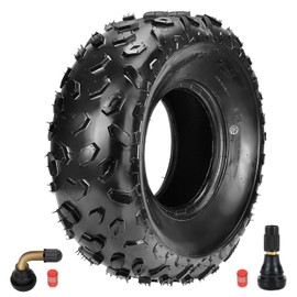 EOPOAYI 19x7-8 Mini Bike Tires Tubeless Replacement for Coleman CT200U BT200X CT200U-EX Baja Warrior MB200 Axis M200 Coolster 110cc 125cc ATV Quad 4 Wheeler UTV Go Kart Off-Road Parts PVR70 Valve Stem