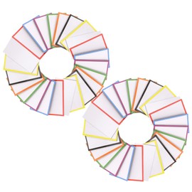 Operitacx 48 Stück leeres Etikett schreiben magnetische namensschilder magnetetiketten Whiteboard magnetische Aufkleber für den Haushalt trocken abwischbare Etiketten das Haustier