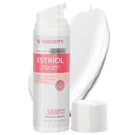 Vigority- EQUILIBRIO NATURAL, COMODIDAD RENOVADA: Cada bomba proporciona 5000 mcg de estrógeno bioidéntico natural, enriquecido con ñame silvestre, raíz de kudzu, isoflavonas de soja y flor de trébol