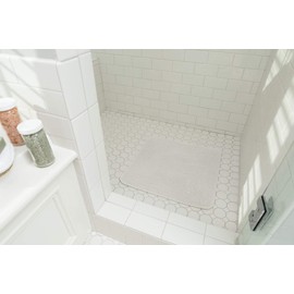 Duck Brand Softex Slip Resistant Bath and Shower Mat Kit, White 2 Count