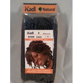 Kadi Natural Collection Braiding Style Hair Extension (1, Bomb Twist - 4)