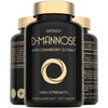D-Mannose with Cranberry Capsules - 1000mg D Mannose & Cranberry