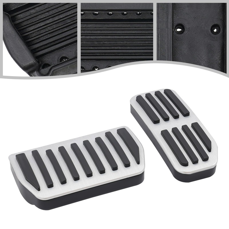 Stainless Steel Pedal Caps Accelerator Cap Footrest