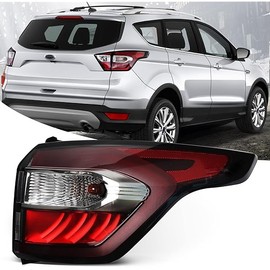 FIONE for Ford Escape Kuga Tail Light Assembly 2017 2018 2019 Outer Brake Rear Lamp Stop Indicator Light Right Passenger Side RH