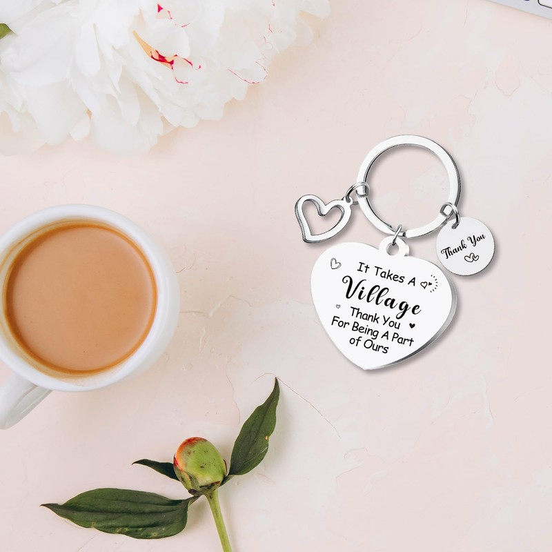 Thank You Gifts for Women Men - Adoption Day Keychain