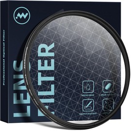 Walking Way 67mm Variable Star Filter, 4-8 Point Starburst Lens Filter with HD Optical Glass, Cross-Screen Sparkle Effect Filter for Holiday, Nightscape