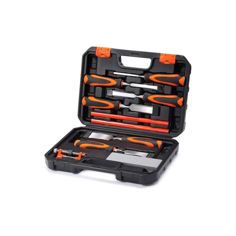 Cenforge 10-PC Wood Chisel Set, 6 Wood Chisels with 1