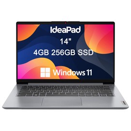Lenovo Ideapad 1i 14" HD (Intel Dual-Core Celeron N4020, 4GB DDR4 RAM, 64GB Storage, UHD Graphics, Anti-Glare, Webcam) Home & Education Laptop, Bluetooth, Wi-Fi 6, Type-C, Win 11 Home in S Mode