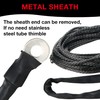 WROUGH 1/4" Synthetic Winch Rope Kit, 1/4 in x 50