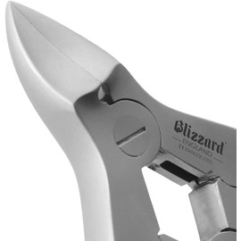 Toenail Clippers by Blizzard - Podiatry Tool German Forged - Cantilever Nail Nippers to Cut Thick Toe Nails - Hospital Grade (Double Spring 15cm)