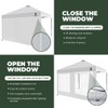 MordenApe Mesh Sidewall for 10x10 Pop Up Canopy - Straight