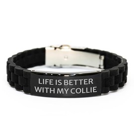 Life is Better with My Collie Collie Dog Lovers Collie Breed Gifts Funny Collie Dog Mom Birthday Unique Gifts for Collie Enthusiasts from You to Them