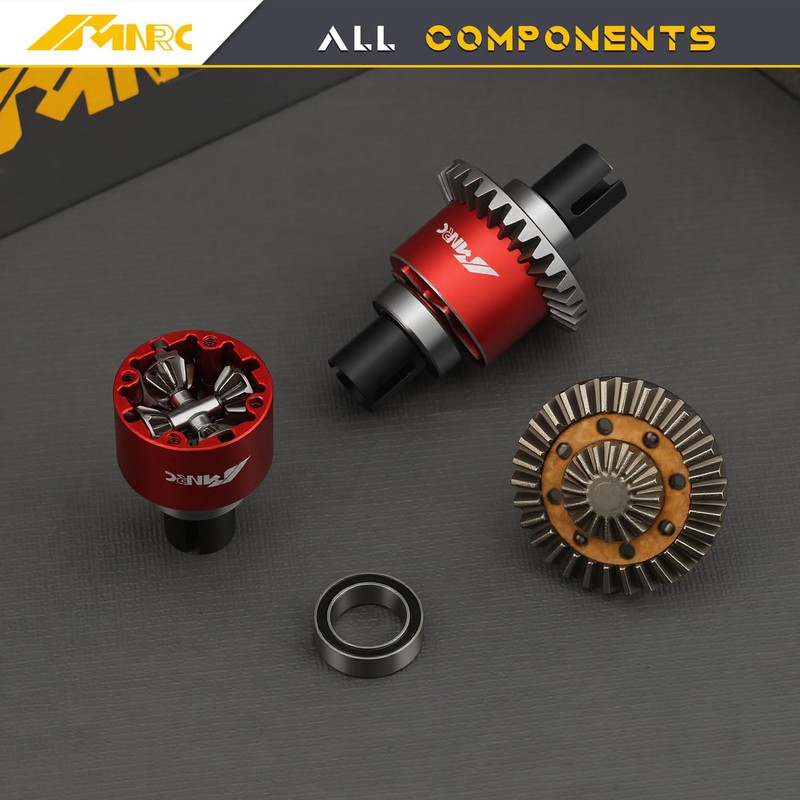 NMNRC Alum 2Pcs Front Rear Differential Diff Gear Kit Compatible