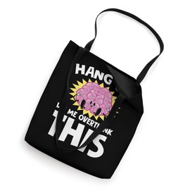 Vintage Overthinking Brain Question Mark Overthinkers Tote Bag