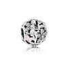 Stone Beads Sterling Silver Shiny Elf Charm with Cubic Zirconia