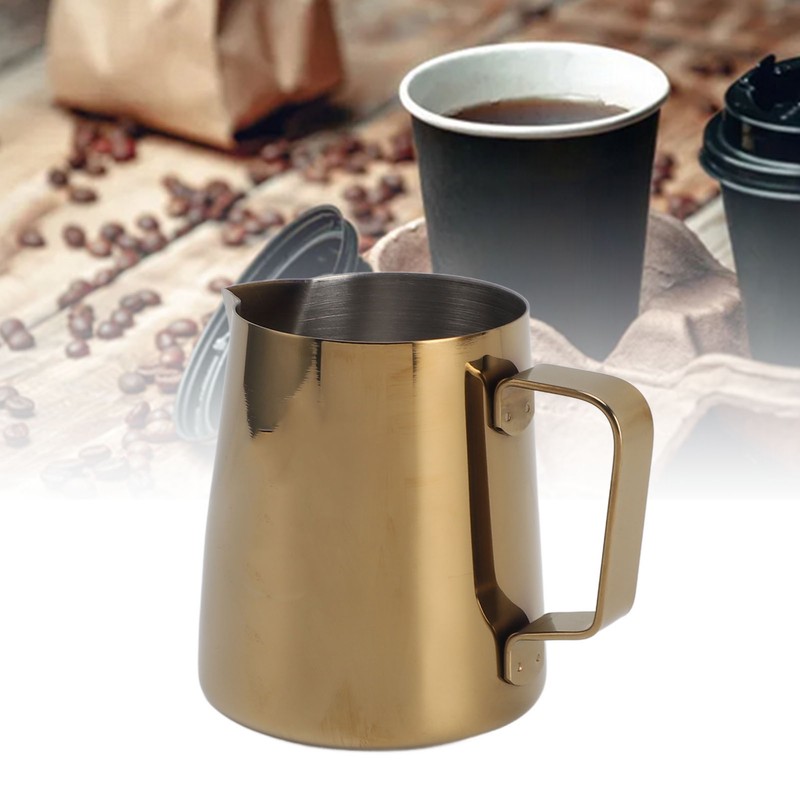 Frothing Cup 304 Stainless Steel Large Capacity Milk Frothing Pitcher