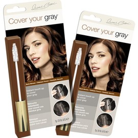 Cover Your Gray Brush In 7g x 2 - Dark Brown / 커버유어그레이 브러시 인 7g x 2개 - 짙은 갈색