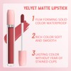 BINGBRUSH Super Stay Matte Longwear No-Budge Liquid Lipstick Makeup,Highly Pigmented